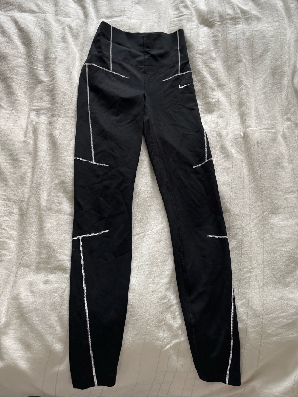 SoulCycle x Nike Black Leggings with White Trim XS